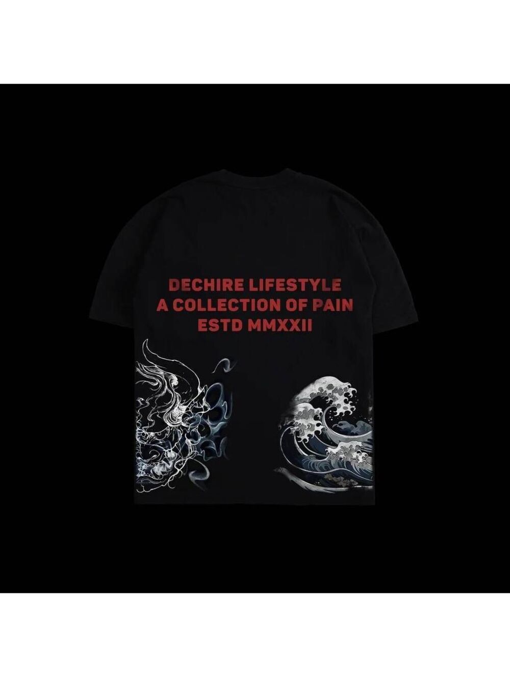 Dechire x 吸血鬼 KYŪKETSUKI '1 OF 500' OS TEE IN BLACK (S)